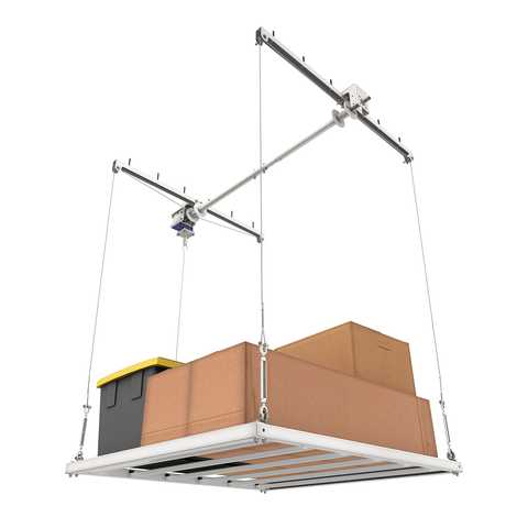 Ceiling Sam Retractable 4x4 Garage Ceiling Storage Lift