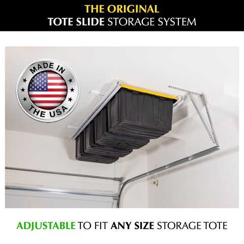 Ceiling Sam Tote Slide Garage Ceiling Storage - Adjustable