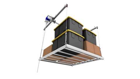 Ceiling Sam Retractable 4x4 Garage Ceiling Storage Lift