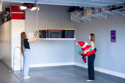 Ceiling Sam Retractable 4x4 Garage Ceiling Storage Lift
