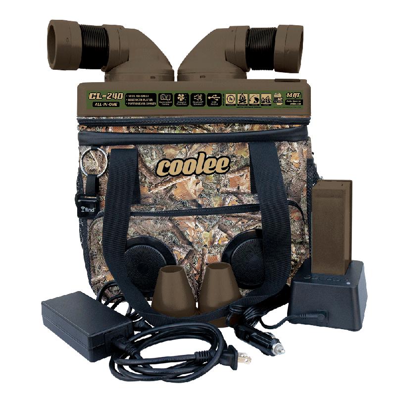 Cool Boss CL-240 Coolee | 3-in-1 Air Cooler, Ice-Chest, Bluetooth Player
