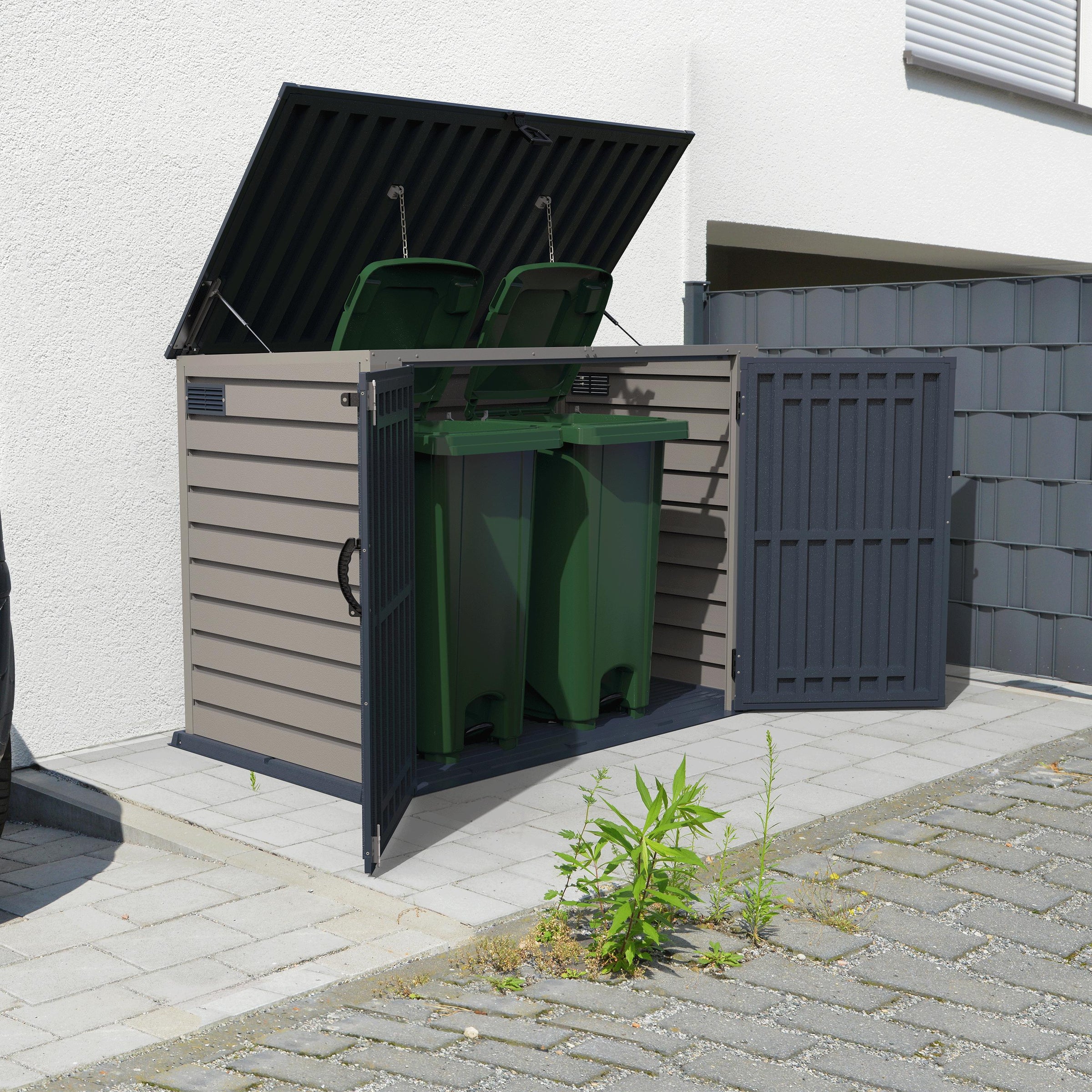 Duramax Garbage Can Shed 2100L MultiStore 90225