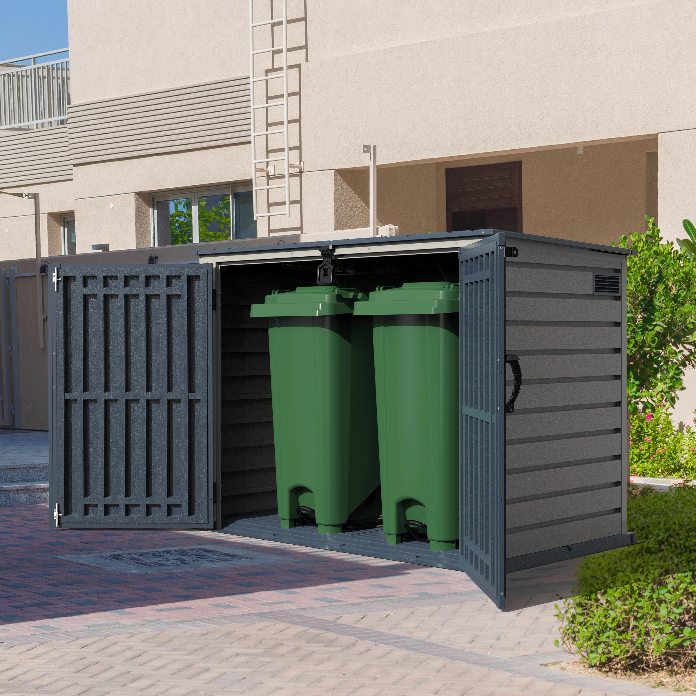 Duramax Garbage Can Shed 2100L MultiStore 90225