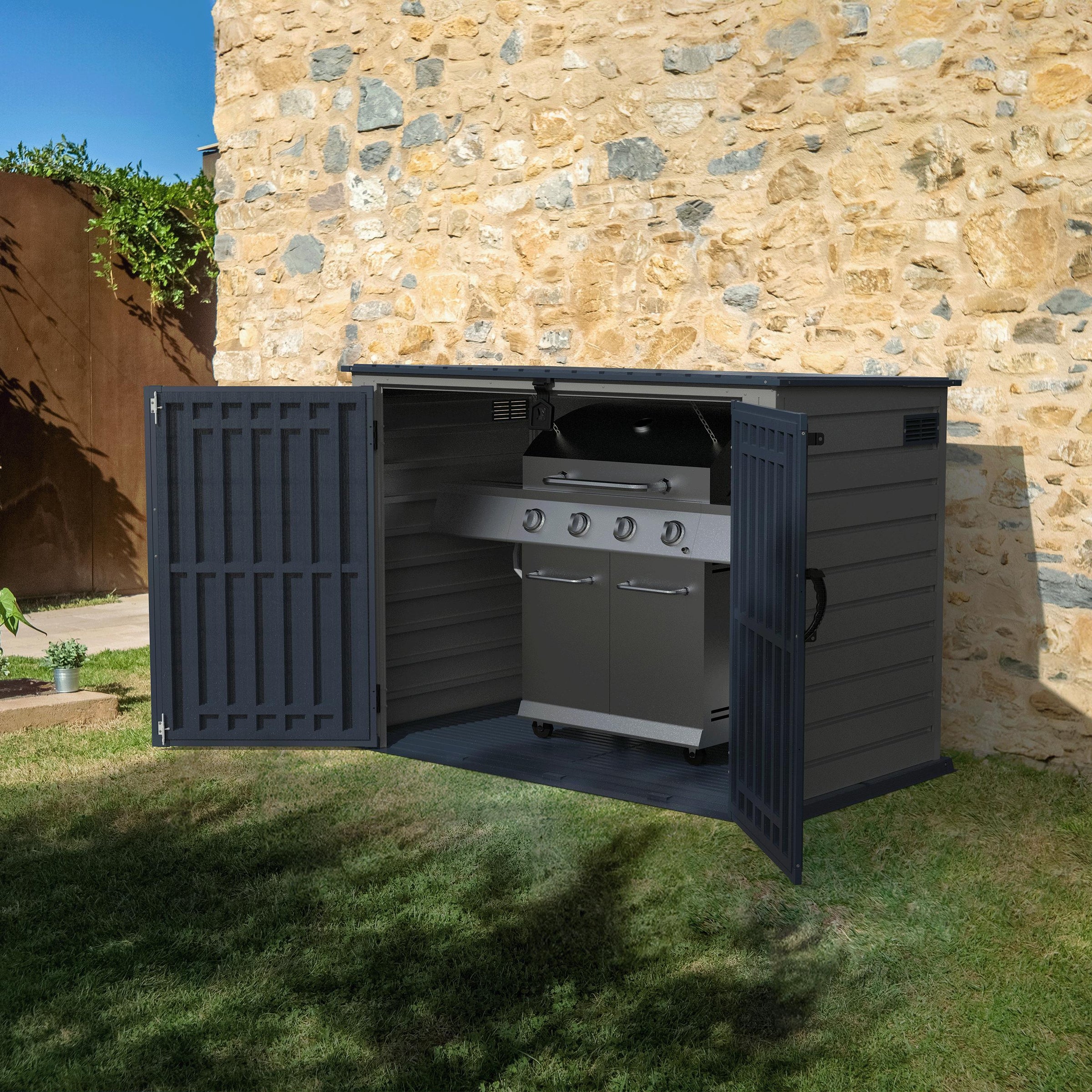 Duramax Garbage Can Shed 2100L MultiStore 90225