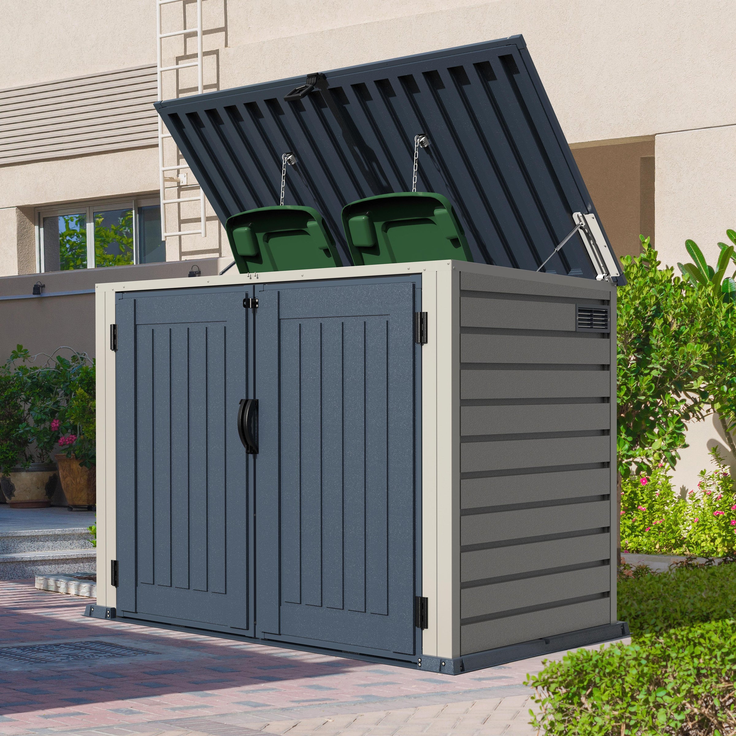 Duramax Garbage Can Shed 2100L MultiStore 90225