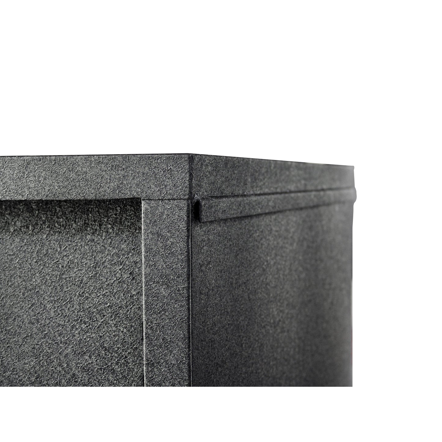 Duramax 3-Piece Garage Storage Combo Set w/ Workbench and Cabinets 3PWB2WC close-up of cabinet edge detail.