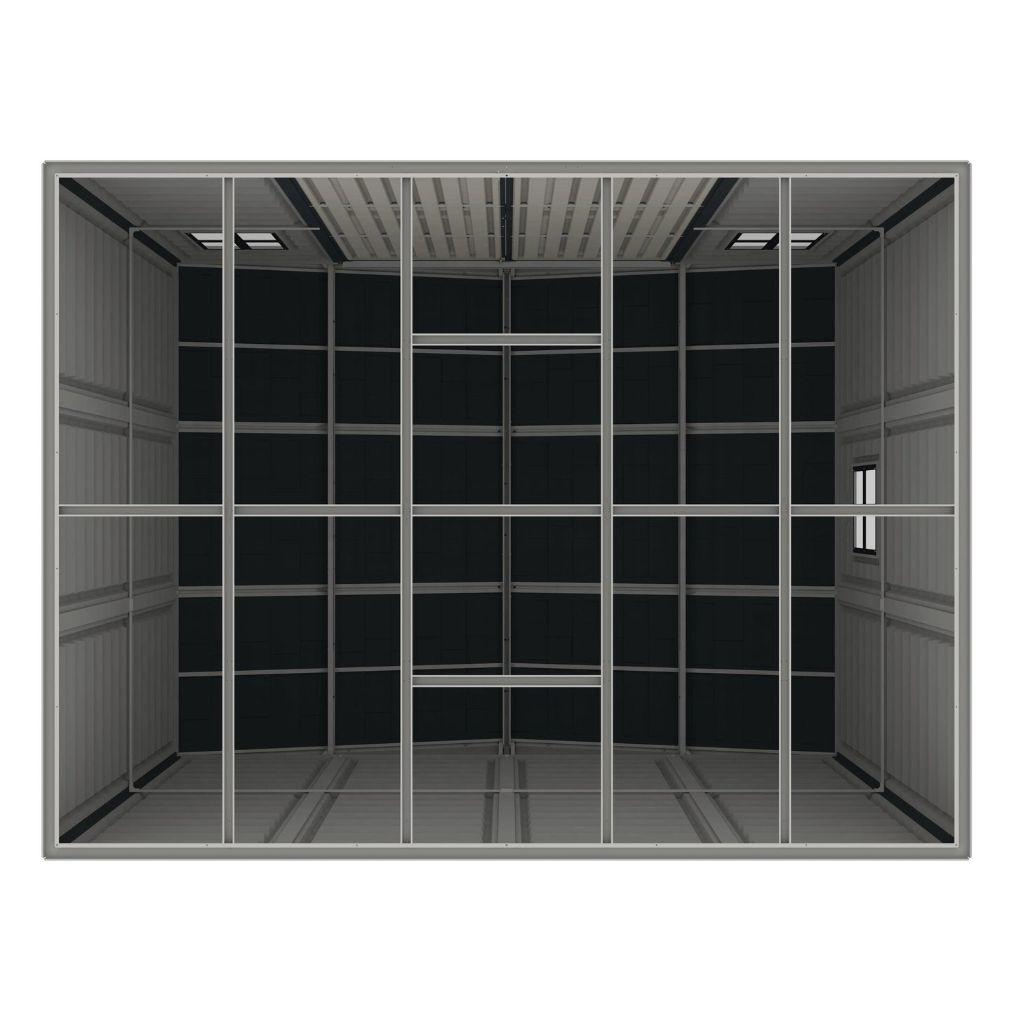 Duramax 10.5x8 Woodside PLUS Vinyl Shed w/ Foundation 30227