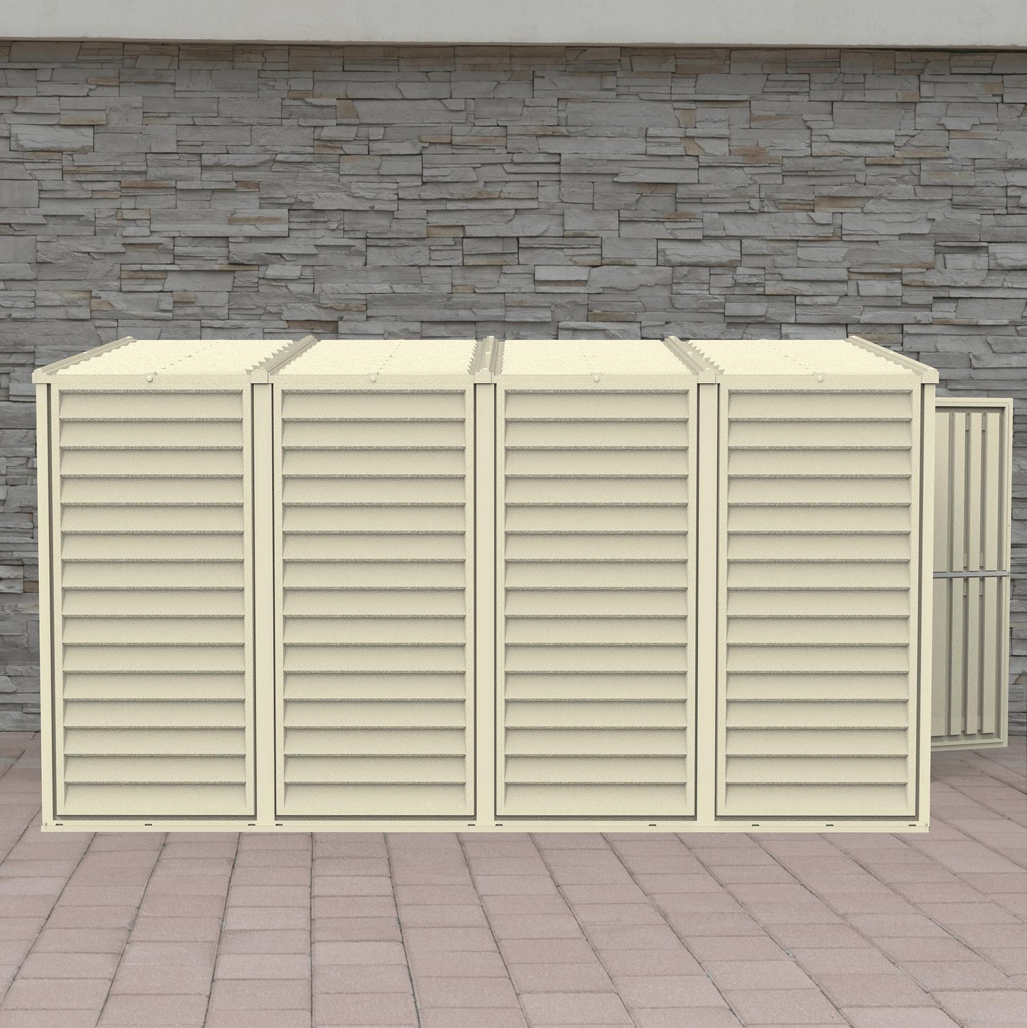 Duramax 4x10 SideMate Vinyl Shed w/ Foundation 06725