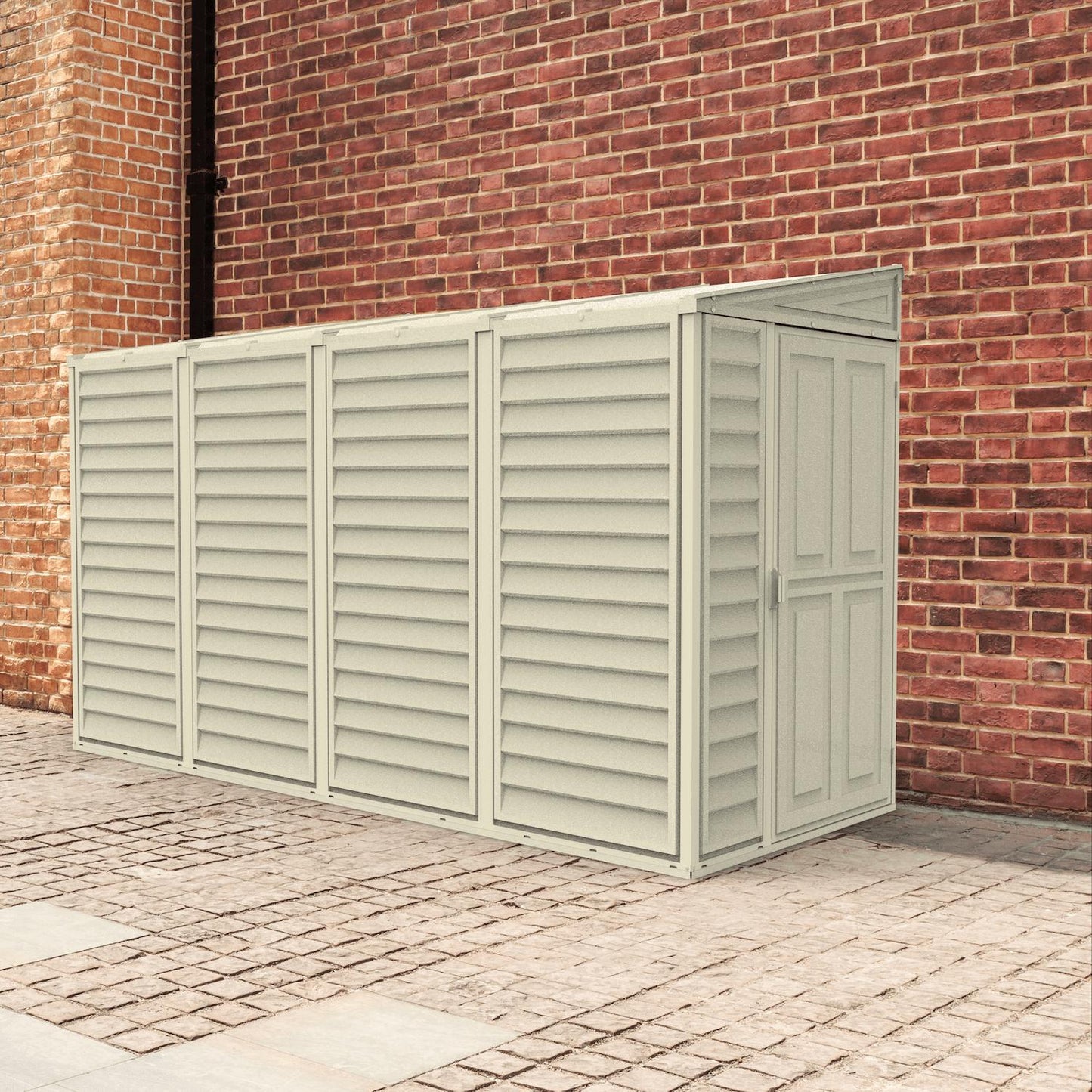 Duramax 4x10 SideMate Vinyl Shed w/ Foundation 06725