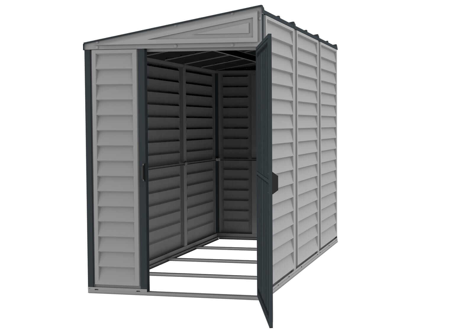 Duramax 4x8 SideMate PLUS Vinyl Shed w/ Foundation 36625