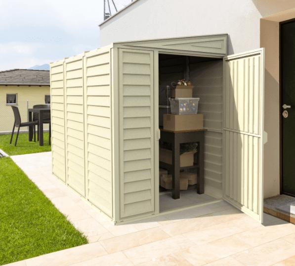 Duramax 4x8 SideMate Vinyl Shed w/ Foundation 06625