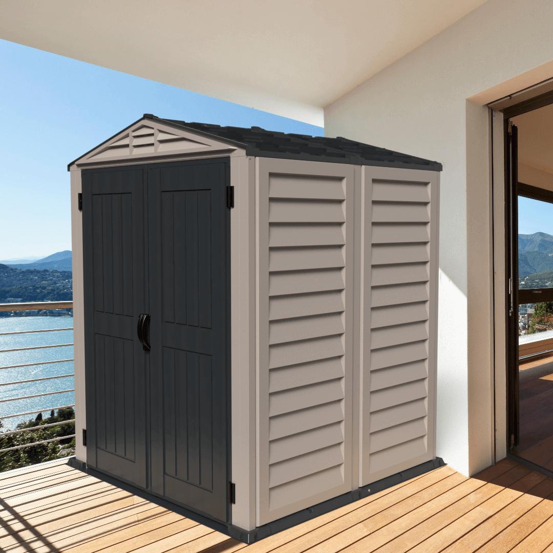 Duramax 5x5 YardMate PLUS Vinyl Shed w/ Floor 35525