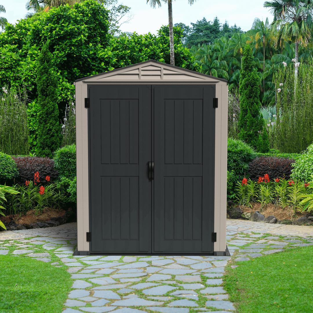 Duramax 5x5 YardMate PLUS Vinyl Shed w/ Floor 35525