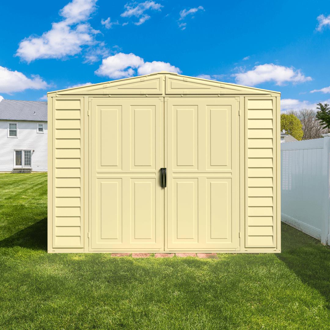 Duramax 8x8 DuraMate Vinyl Shed w/ Foundation 00384