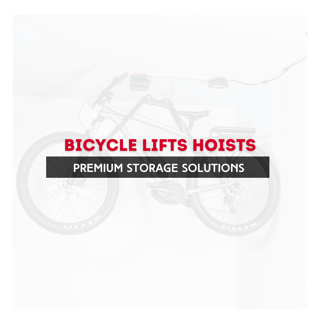 Bicycle lifts and hoists for optimal bike storage solutions in modern homes.