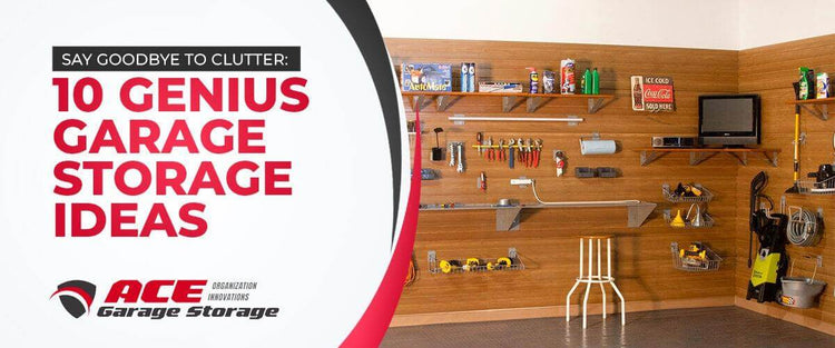 Creative garage storage solutions with organized tools and accessories for clutter-free space.