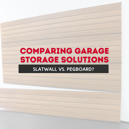 Comparing Garage Storage Solutions: Slatwall vs. Pegboard?