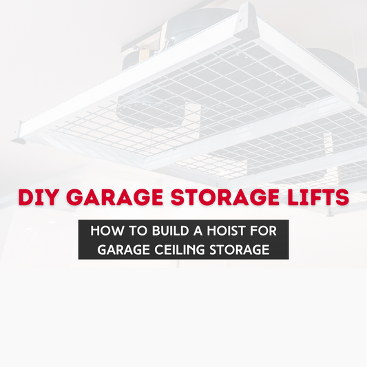 DIY Garage Storage Lift: How to Build a Hoist for Garage Ceiling Storage