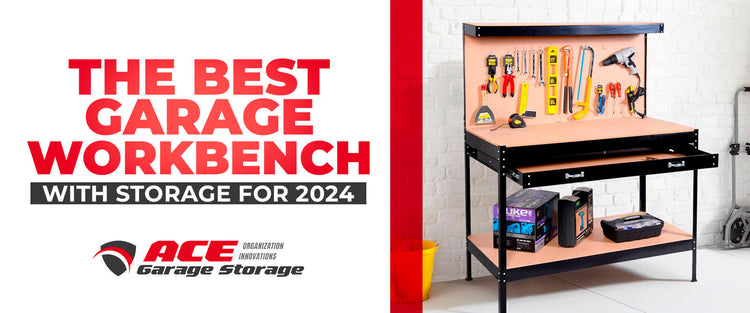 Garage Workbench with Storage