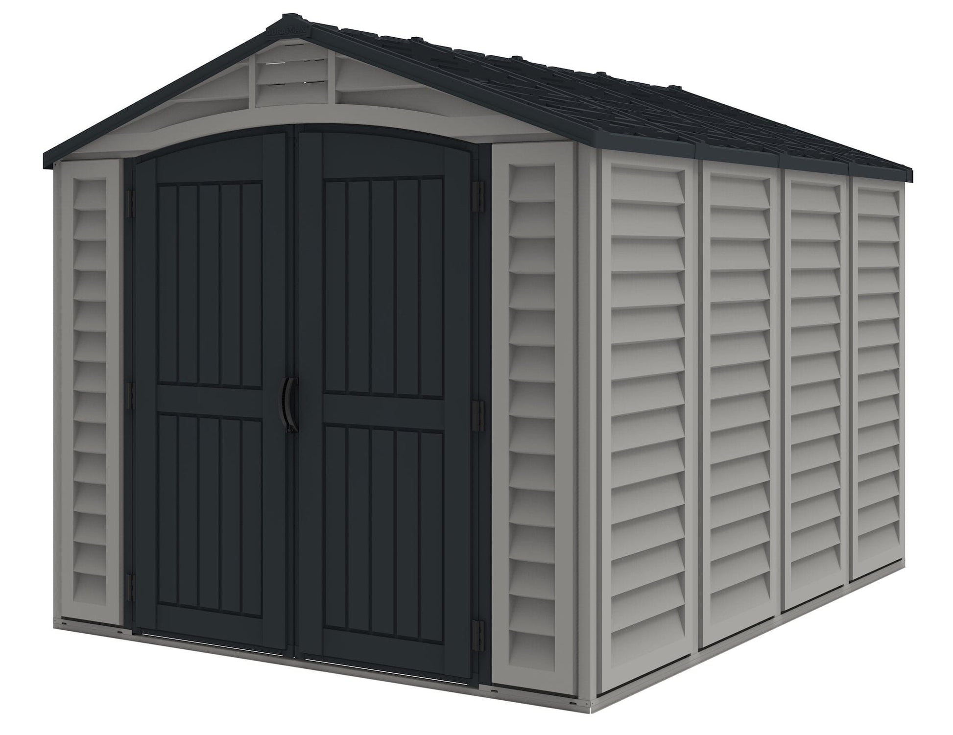 DuraMax Vinyl Shed 10.5 x 8 Apex Pro with Foundation Kit