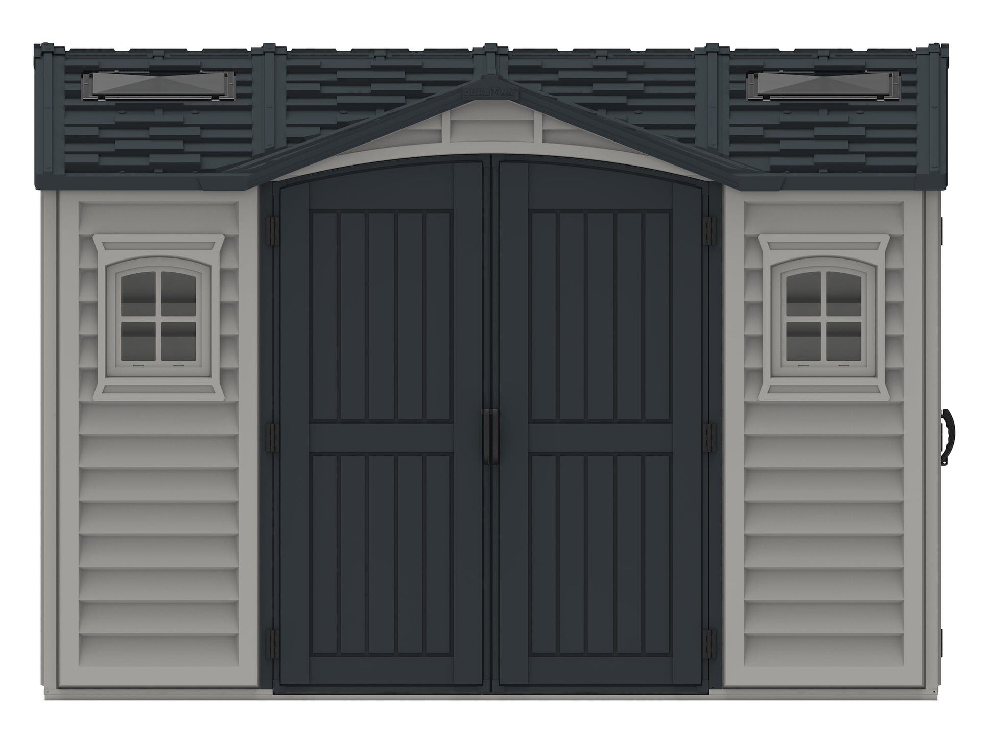 DuraMax Vinyl Shed 10.5 x 8 Apex Pro with Foundation Kit