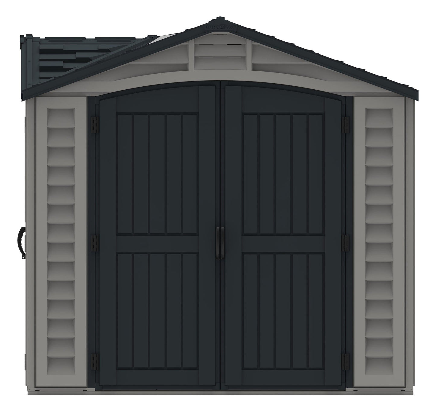 DuraMax Vinyl Shed 10.5 x 8 Apex Pro with Foundation Kit