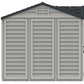 DuraMax Vinyl Shed 10.5 x 8 Apex Pro with Foundation Kit