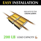Ceiling SAM Bin-Slide Ceiling Storage Rack - Fixed