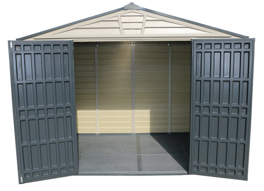 DuraMax Vinyl Shed 10x8 StoreMax Plus with Molded Floor