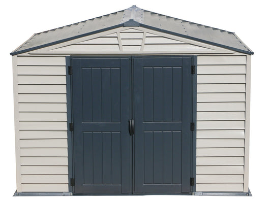 DuraMax Vinyl Shed 10x8 StoreMax Plus with Molded Floor