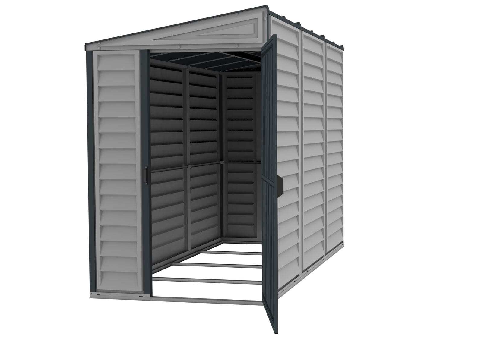 DuraMax Vinyl Shed 4x8 SideMate Plus with Foundation Kit
