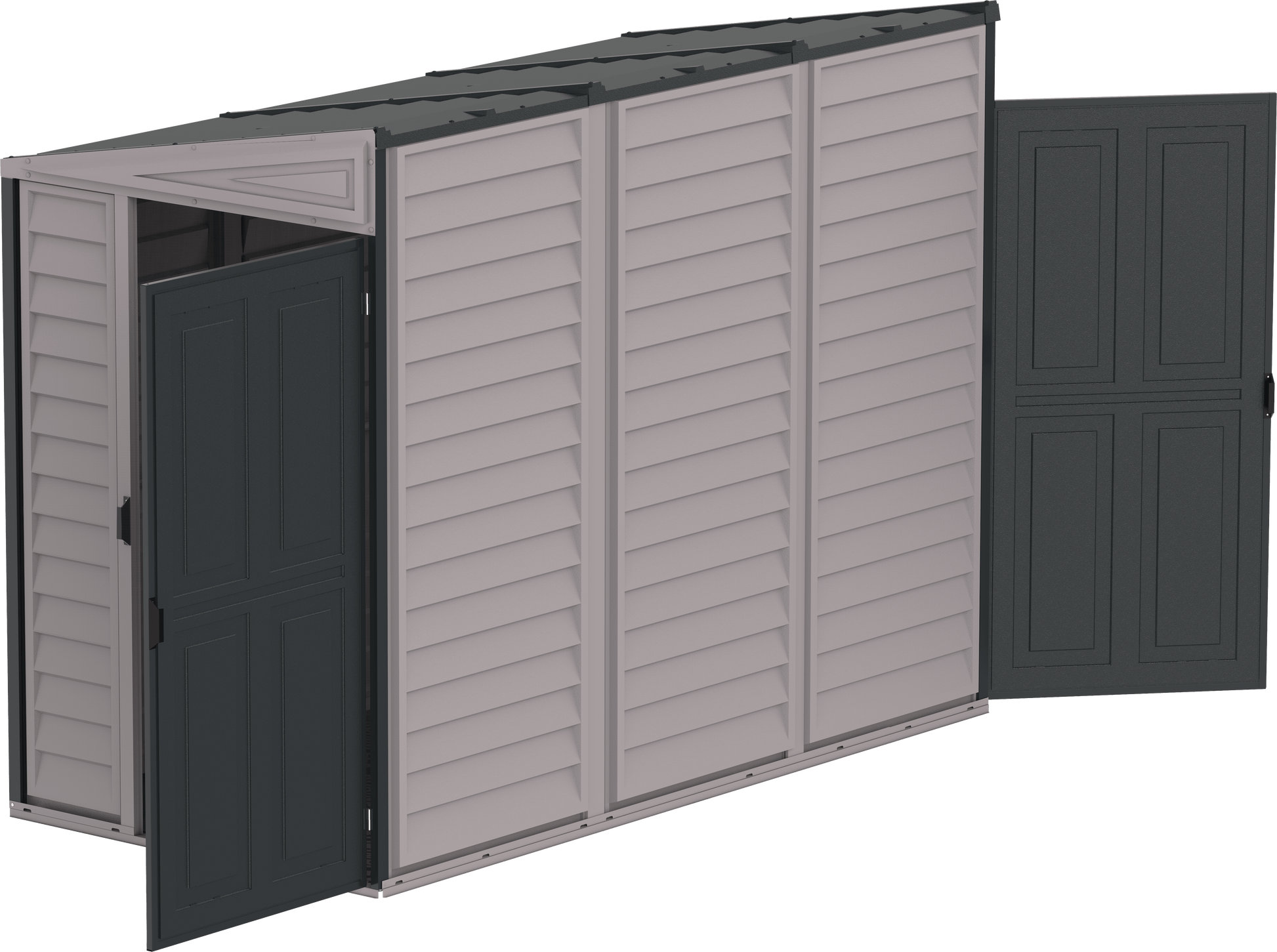 DuraMax Vinyl Shed 4x8 SideMate Plus with Foundation Kit