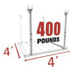 Ceiling Sam 400 lbs 4x4 Garage Ceiling Storage