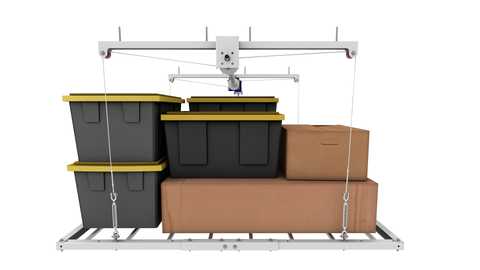 Ceiling Sam Retractable 4x6 Garage Ceiling Storage Lift