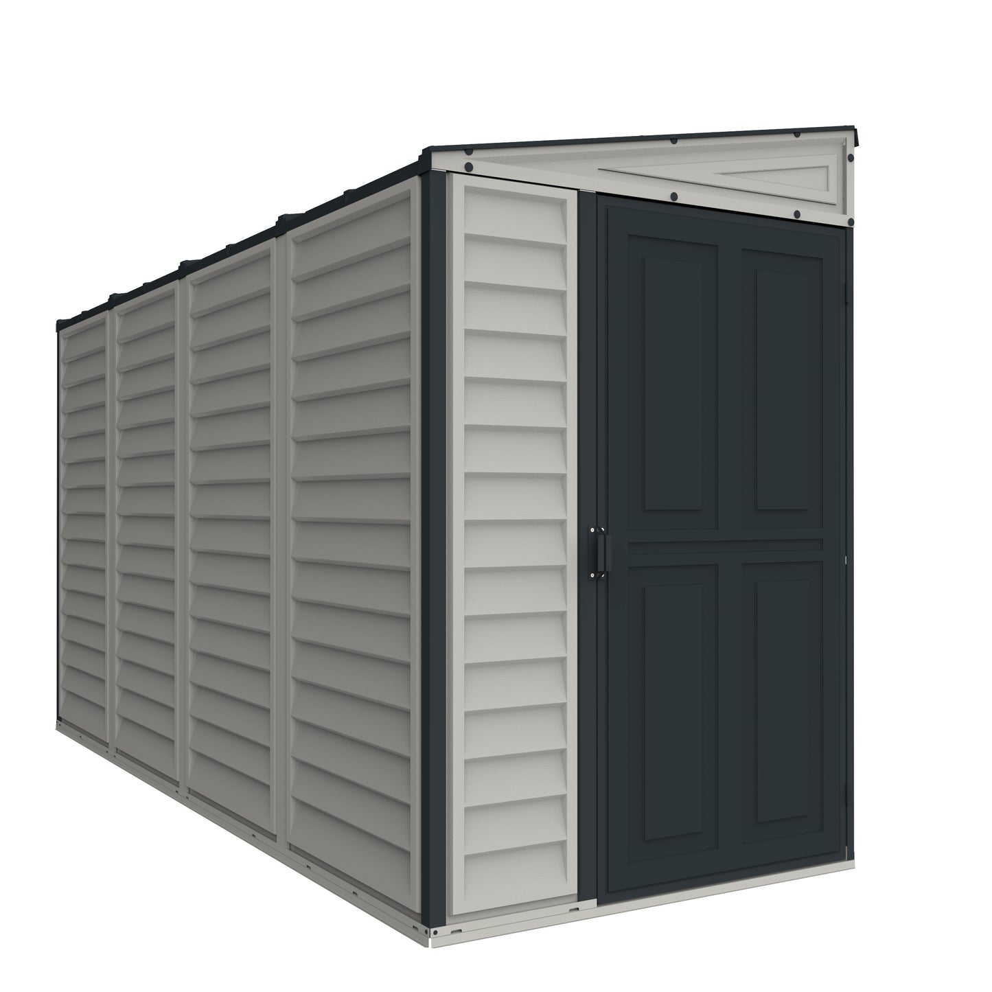 DuraMax Vinyl Shed 4x10 SideMate Plus with Foundation Kit