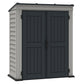 DuraMax Vinyl Shed 5x3 YardMate Pent Roof with Foundation Kit