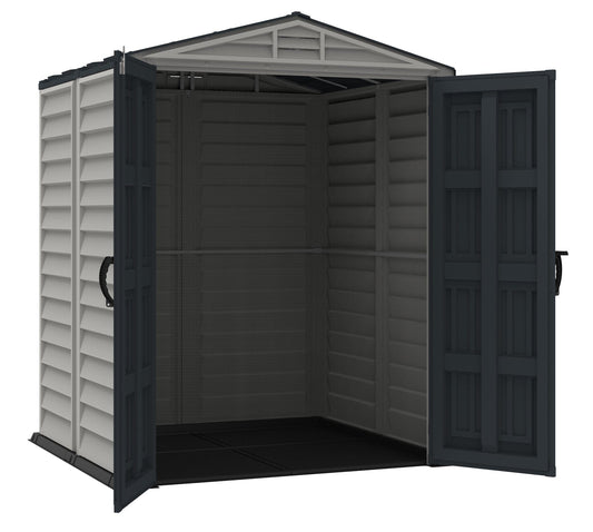 DuraMax Vinyl Shed 5x5 YardMate Plus with Foundation Kit