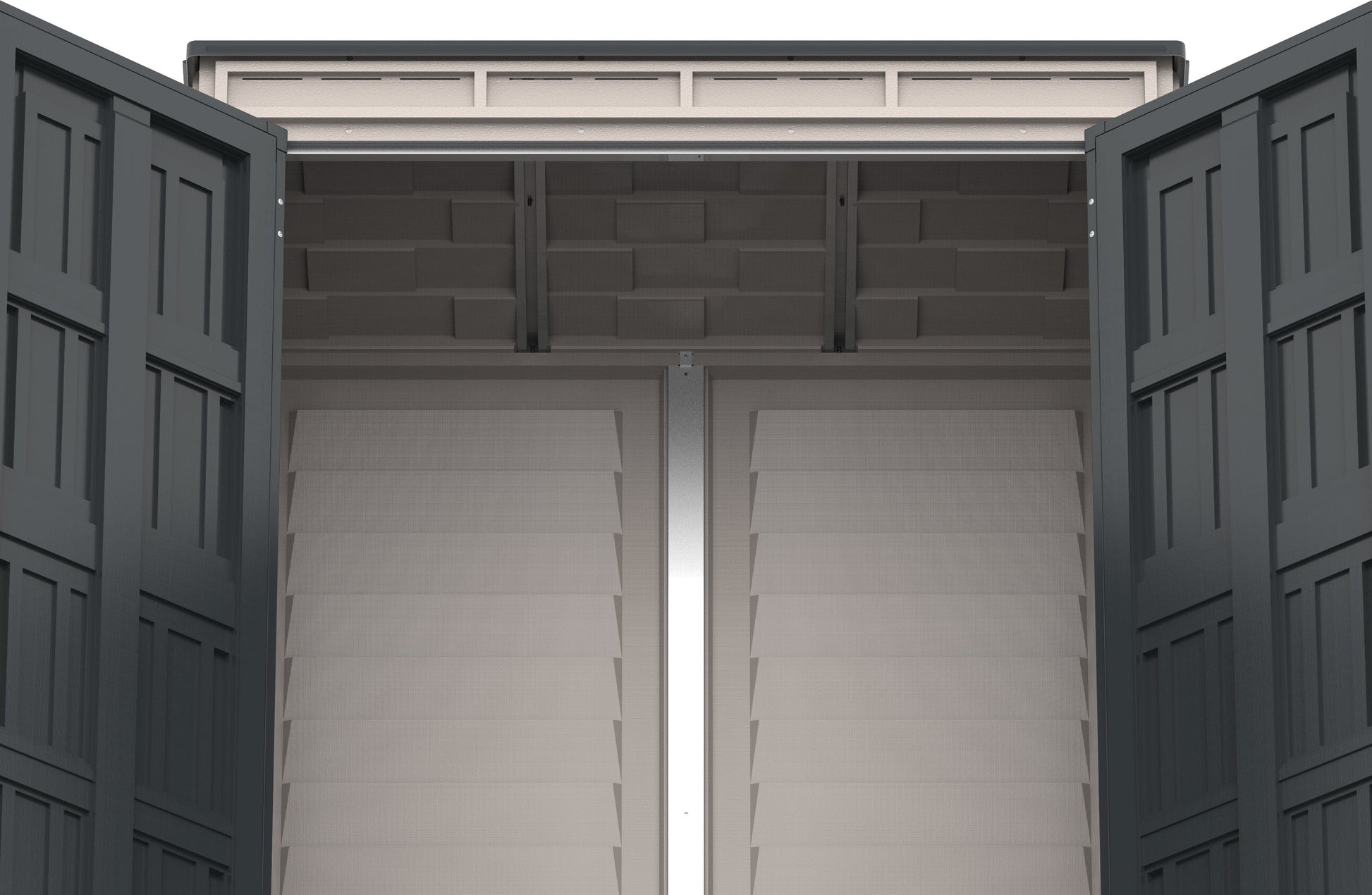 DuraMax Vinyl Shed 5x3 YardMate Pent Roof with Foundation Kit