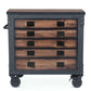 DuraMax 36 In 5 Drawer Rolling Tool Chest with Wood Top