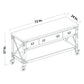 DuraMax 72 In Darby Industrial Metal & Wood kitchen island desk with drawers