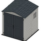 DuraMax Vinyl Shed 6x6 StoreMate Plus with Foundation Kit