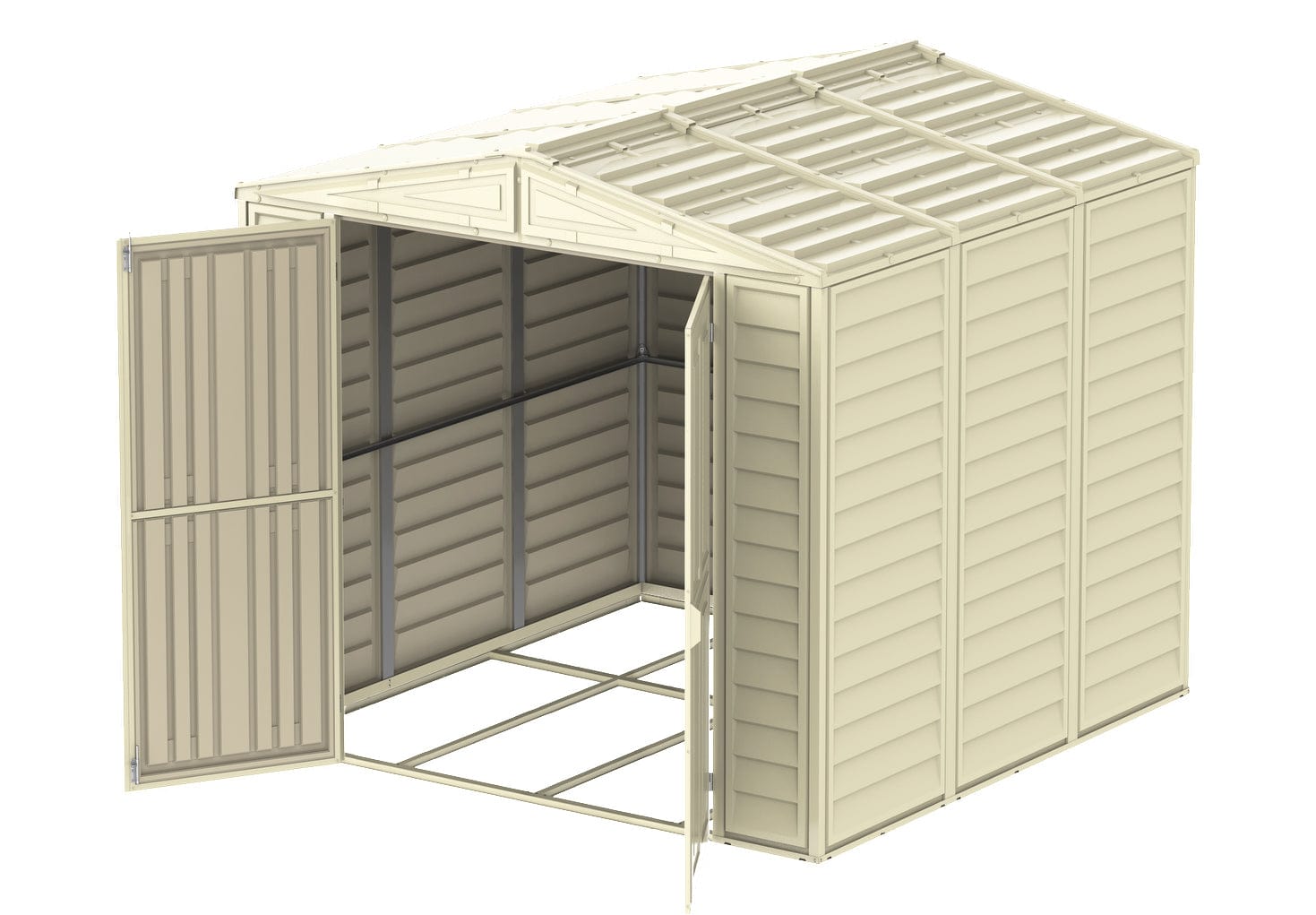 DuraMax Vinyl Shed 8x8 DuraMate with Foundation Kit