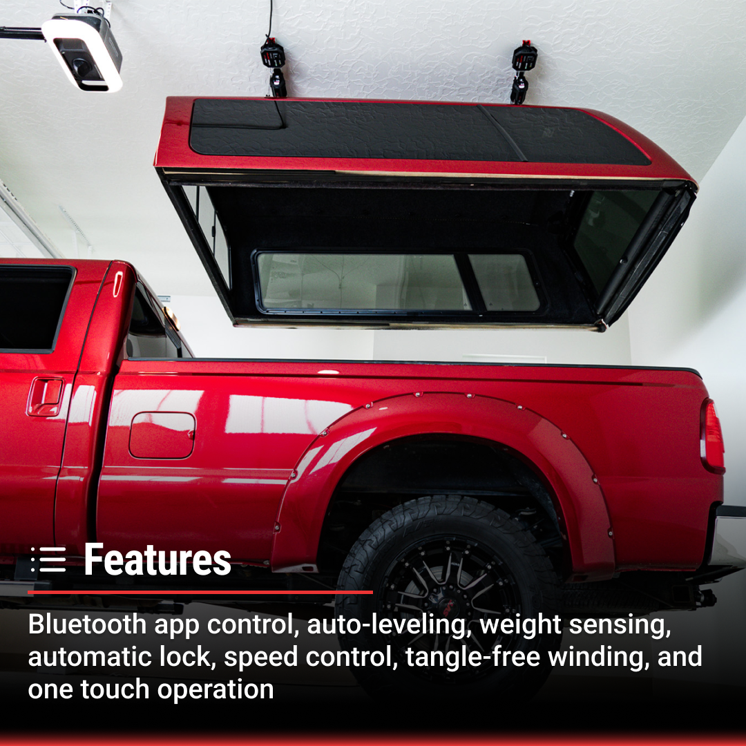 One man Camper Shell garage lift and storage - Ford F150 Forum - Community  of Ford Truck Fans