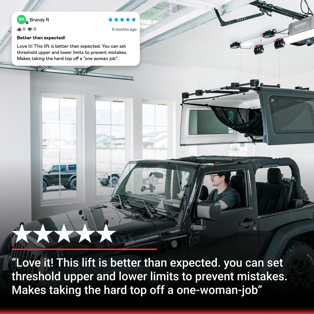 Garage Smart Jeep Wrangler Hard Top Lifter