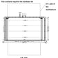 Diagram of Auxx Lift platform showing 90-degree rotation hardware kit setup for mounting struts.