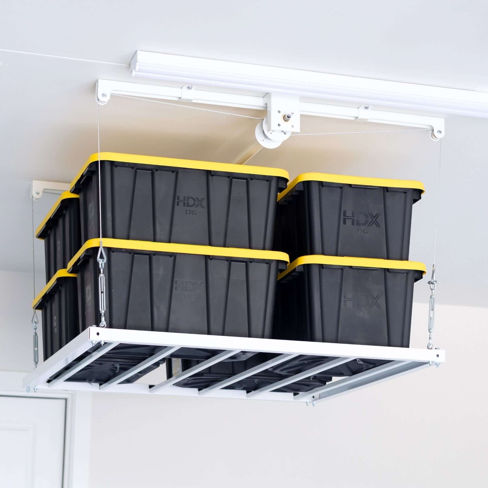 Ceiling Sam Retractable 4x4 Garage Ceiling Storage Lift