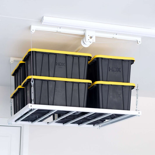 Ceiling Sam Retractable 4x4 Garage Ceiling Storage Lift 