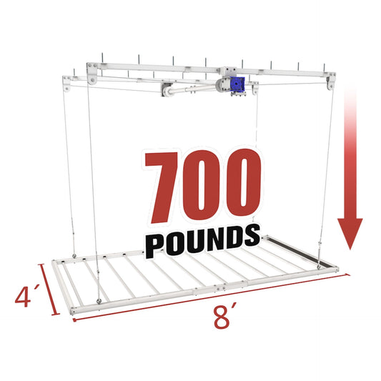 Ceiling Sam Retractable 4'x8' Garage Ceiling Storage Lift 