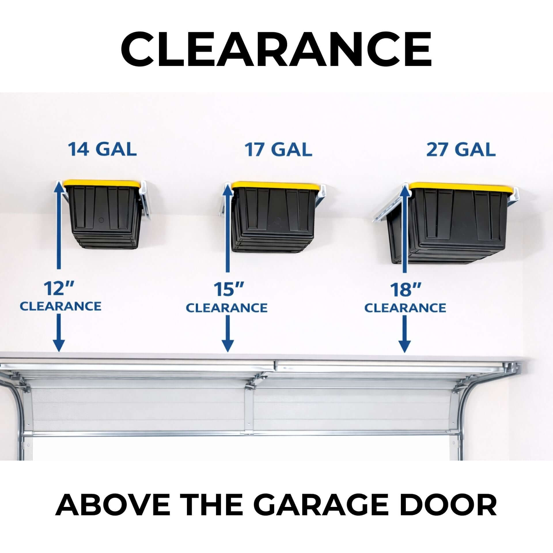 Ceiling Sam Tote Slide Garage Ceiling Storage - Adjustable