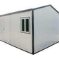 Duramax 13x10 gable roof insulated building in white with a window and double doors.